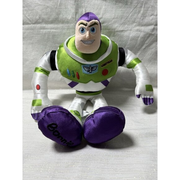 Disney Toy Story 4 Buzz Lightyear 17” Stuffed Plush Bonnie On Foot - Picture 1 of 8